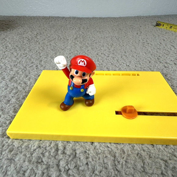 Mario Themed Lot Figure Platforms Walls Totem Pole 6 Pieces - Picture 9 of 16